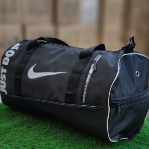 ساک برزنت جاکفشی دار طرح نایک - رنگ مشکی