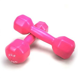 دمبل ایروبیک روکش‌ دار 5 کیلوگرمی بسته دو عددی