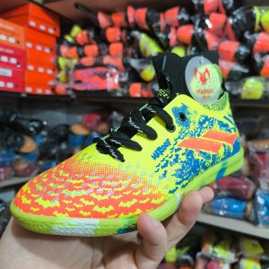 کفش سالنی جورابی طرح بتمن برند معروف - رنگ سبز فسفری