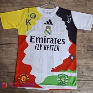 پیراهن شورت فوتبالی بچگانه طرح منتخب رونالدو